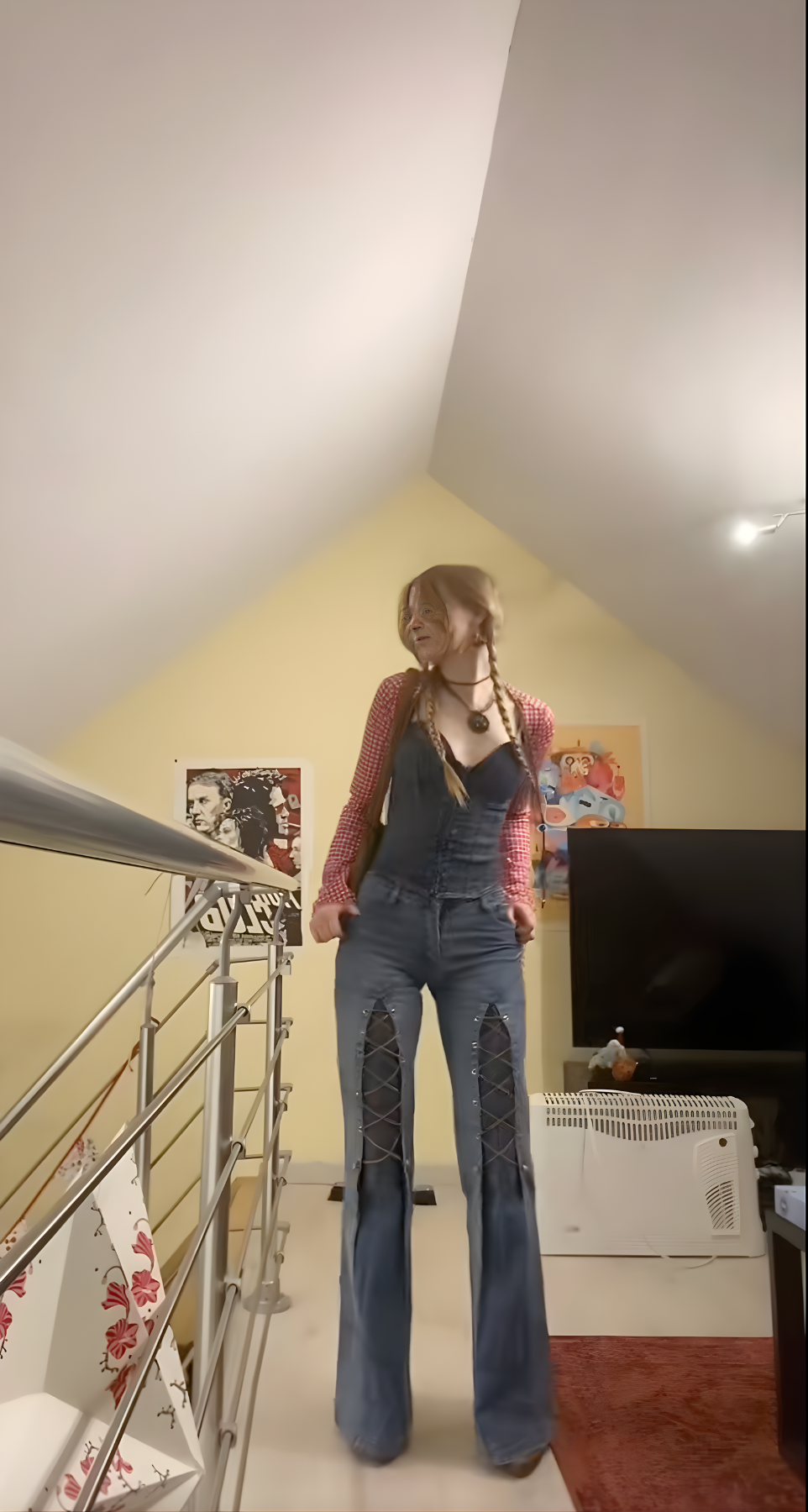 Vintage Flare-Leg Jeans