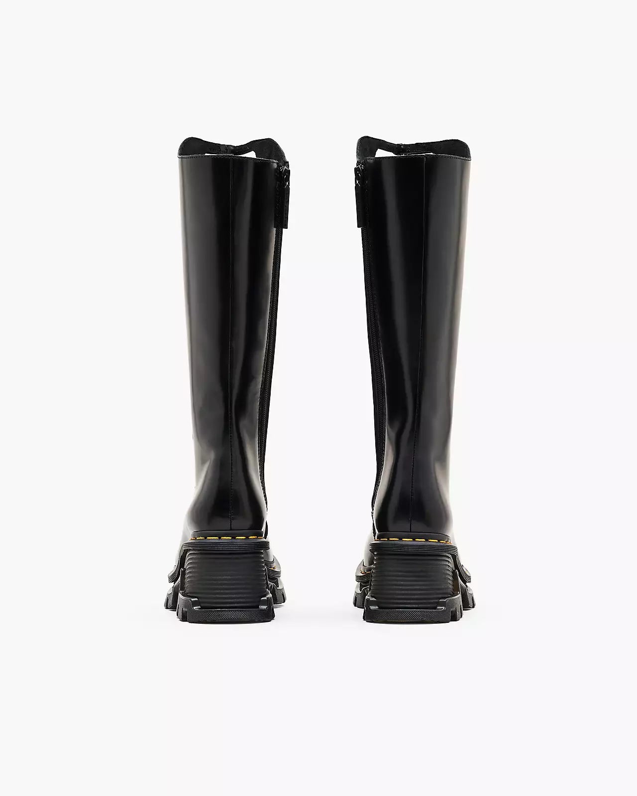 Leather Platform Boots